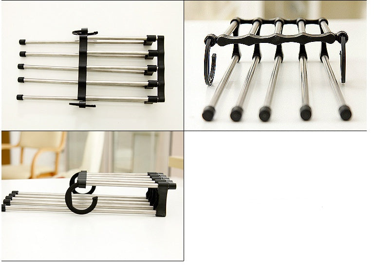 mehrschichtige Hängende Hosen Lagerregal 5 In 1 Edelstahl