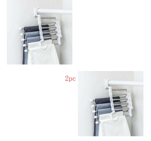 mehrschichtige Hängende Hosen Lagerregal 5 In 1 Edelstahl