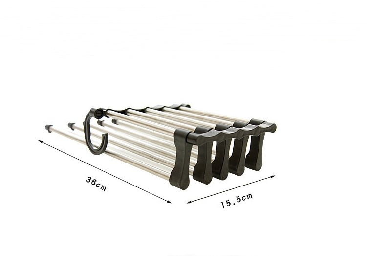 mehrschichtige Hängende Hosen Lagerregal 5 In 1 Edelstahl