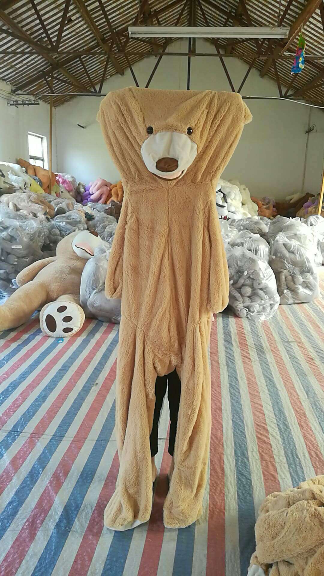 Riesiger Teddybär Plüschtier Riesige Stofftiere Lederhülle