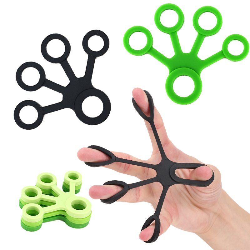 Silikon-Griffgerät, Finger-Übungsstrecker, Arthritis-Handgrifftrainer, Stärkung des Rehabilitationstrainings zur Schmerzlinderung