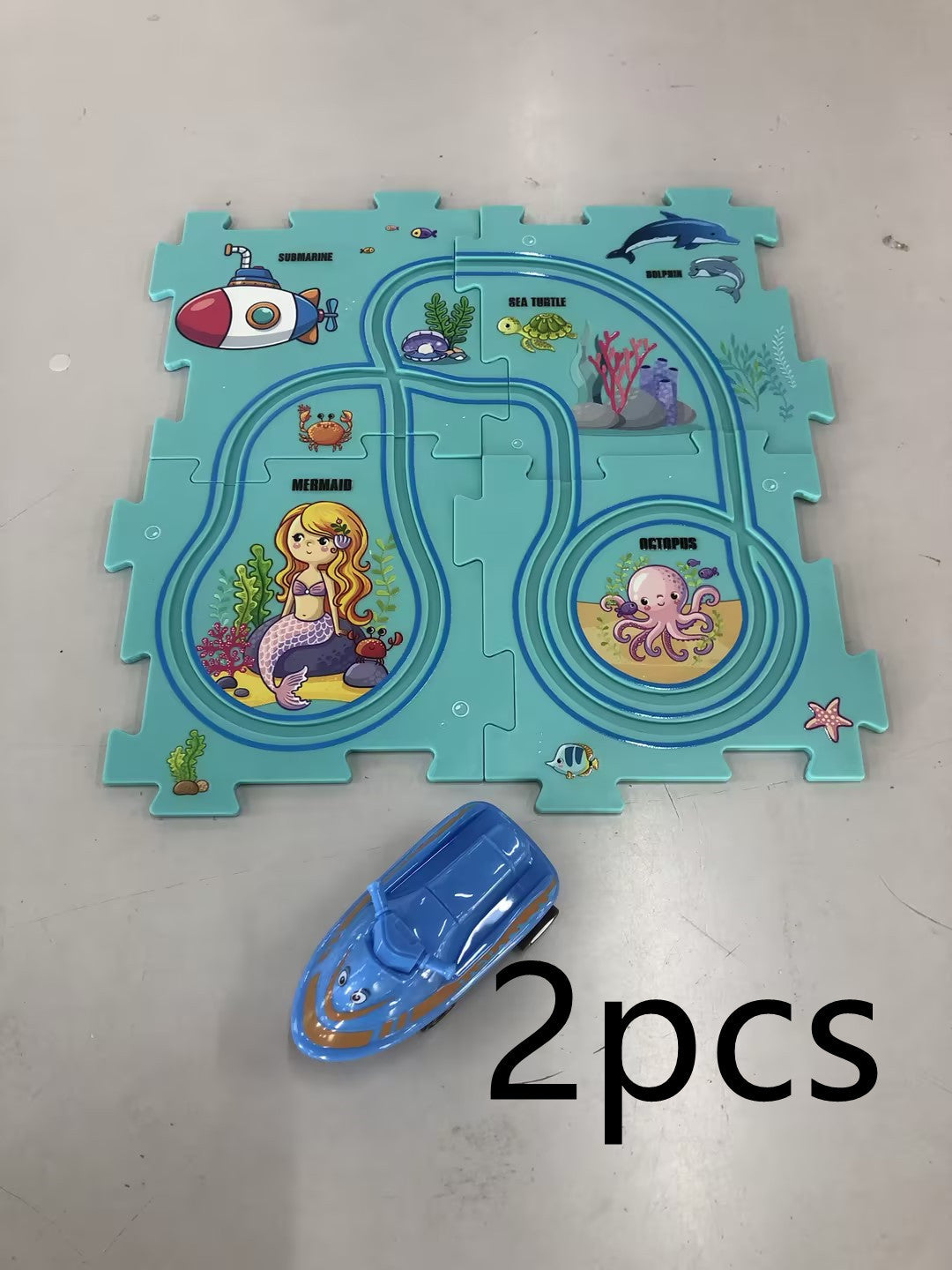 Kinder Puzzle Elektrische Eisenbahn Speeder DIY Montage Elektrische Auto Automatische Schiene Stadt Szene Bau Bildung Spielzeug Geschenk