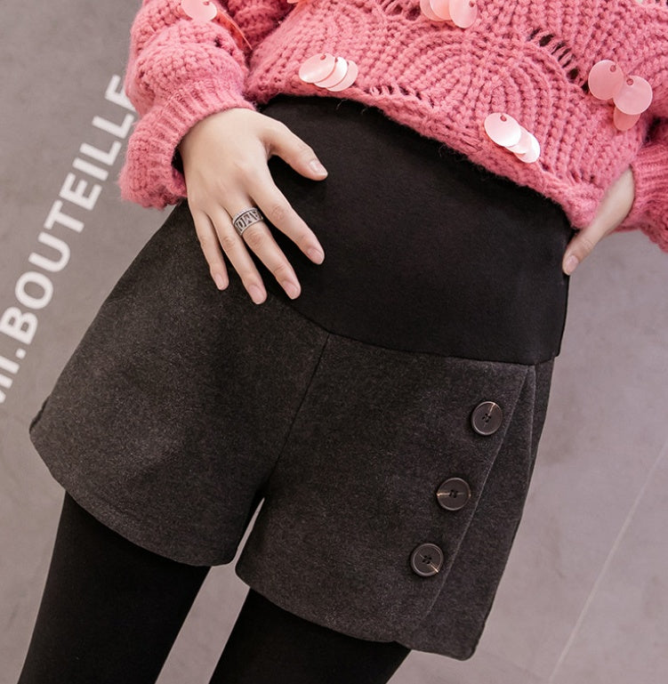 Bauchstraffungsshorts aus Wolle