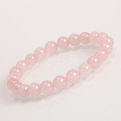 Schwarzes Achat-Rosenstein-Armband