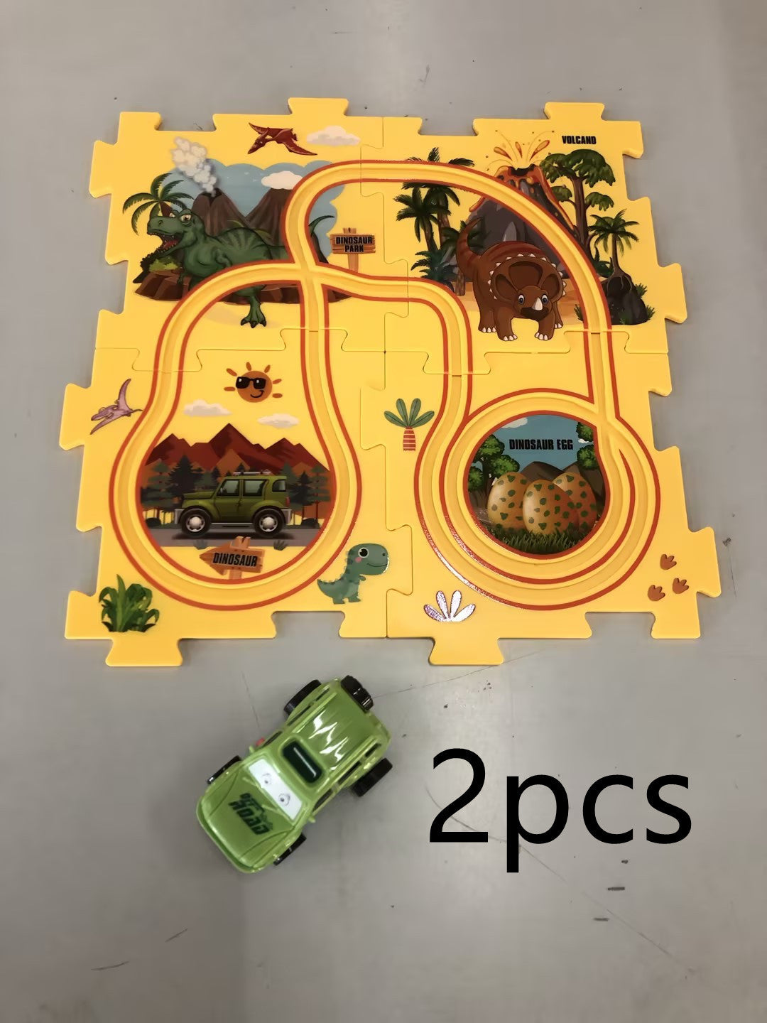 Kinder Puzzle Elektrische Eisenbahn Speeder DIY Montage Elektrische Auto Automatische Schiene Stadt Szene Bau Bildung Spielzeug Geschenk