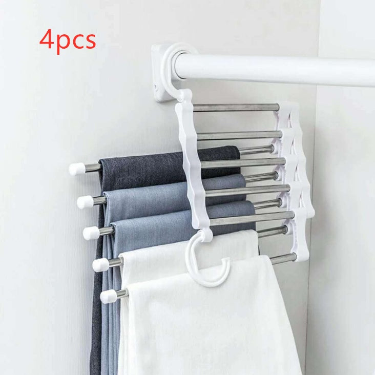mehrschichtige Hängende Hosen Lagerregal 5 In 1 Edelstahl