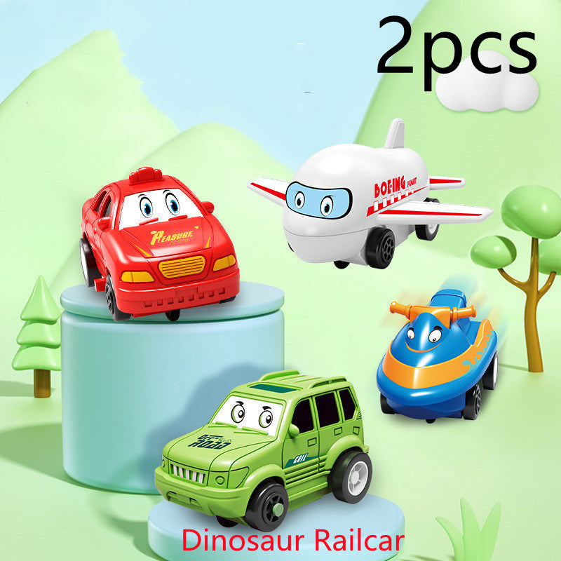 Kinder Puzzle Elektrische Eisenbahn Speeder DIY Montage Elektrische Auto Automatische Schiene Stadt Szene Bau Bildung Spielzeug Geschenk