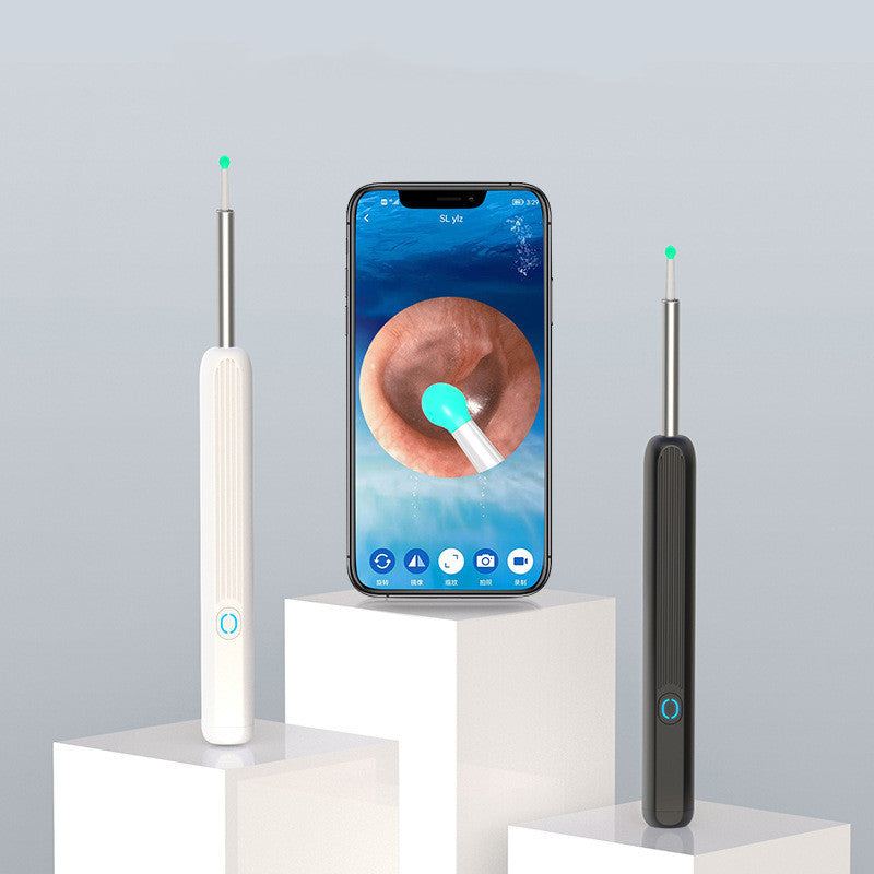 NE3 Ohrenreiniger Otoskop Ohrenschmalz-Entfernungswerkzeug mit Kamera LED-Licht Kabelloses Ohrenendoskop Ohrenreinigungsset für iPhone