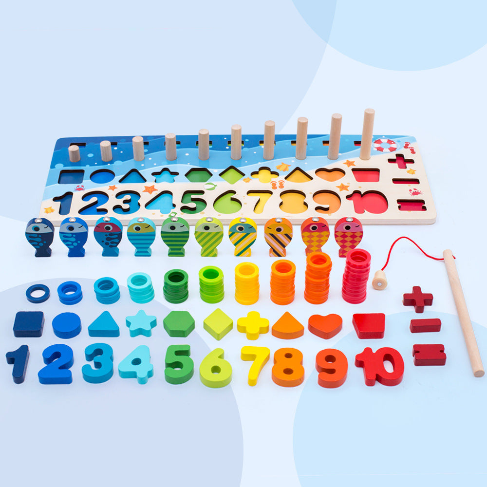 Kinder 3D Alphabet Anzahl Puzzle Baby bunte geometrische digitale Brief pädagogisches Spielzeug