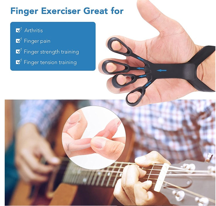 Silikon-Griffgerät, Finger-Übungsstrecker, Arthritis-Handgrifftrainer, Stärkung des Rehabilitationstrainings zur Schmerzlinderung