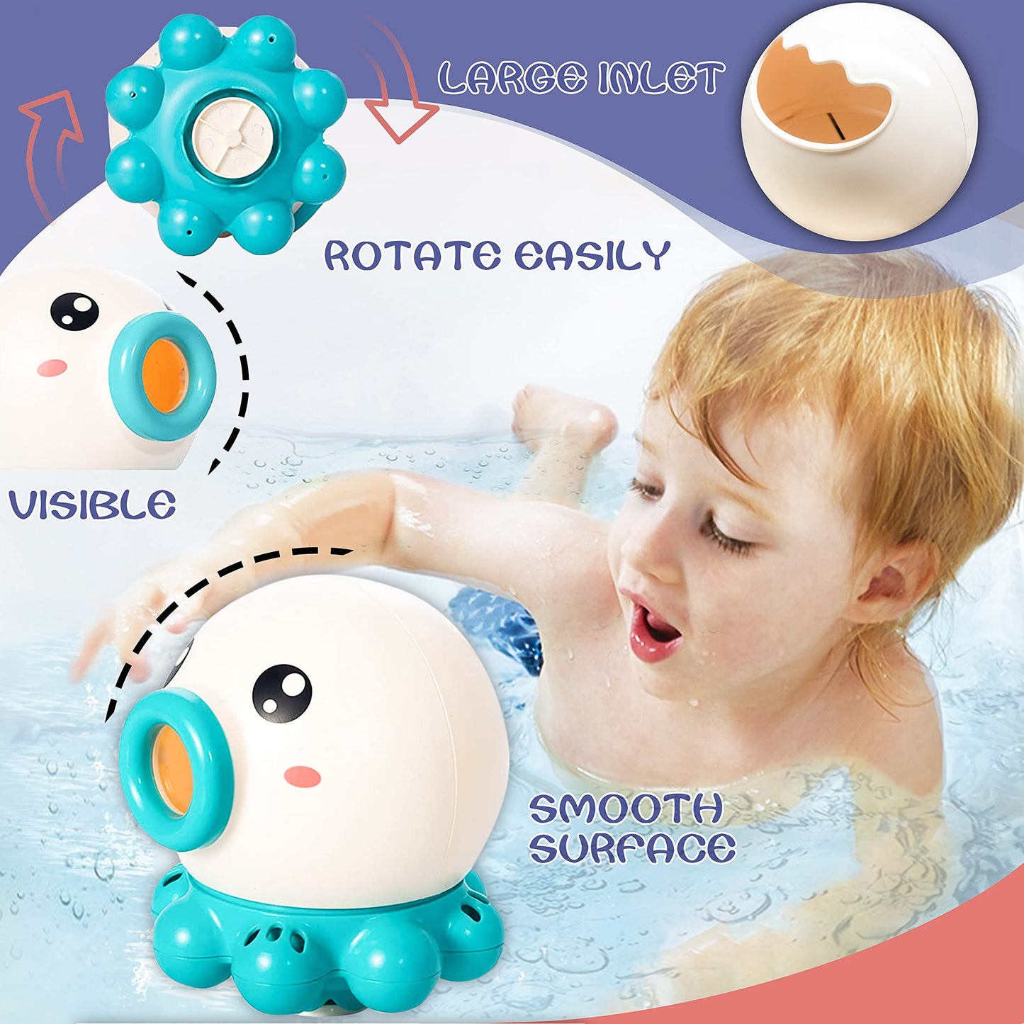Oktopus-Brunnen Kinder-Wasserspielzeug