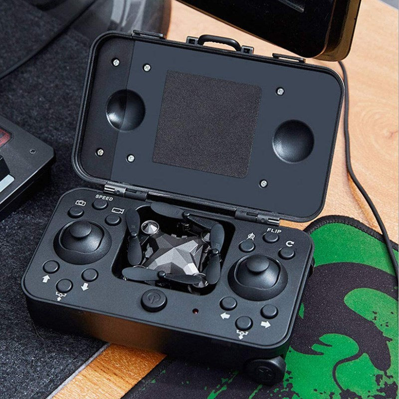 Neu Gepäck Box Lagerung Box Falten Mini UAV Luft Fotografie Fernbedienung Vier Achsen kinder Spielzeug Drone