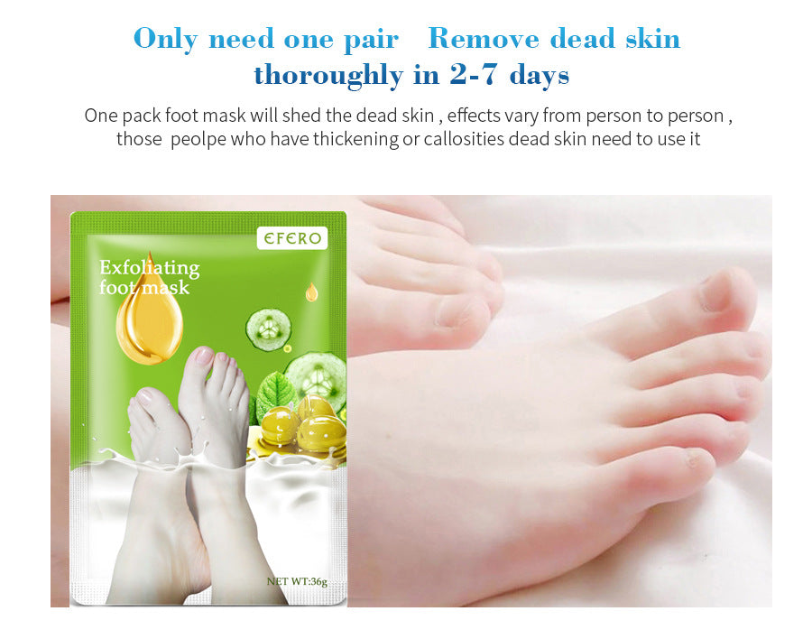 peeling des pieds - masque pour les pieds