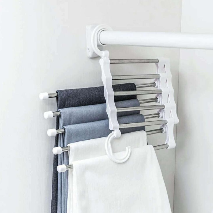 mehrschichtige Hängende Hosen Lagerregal 5 In 1 Edelstahl