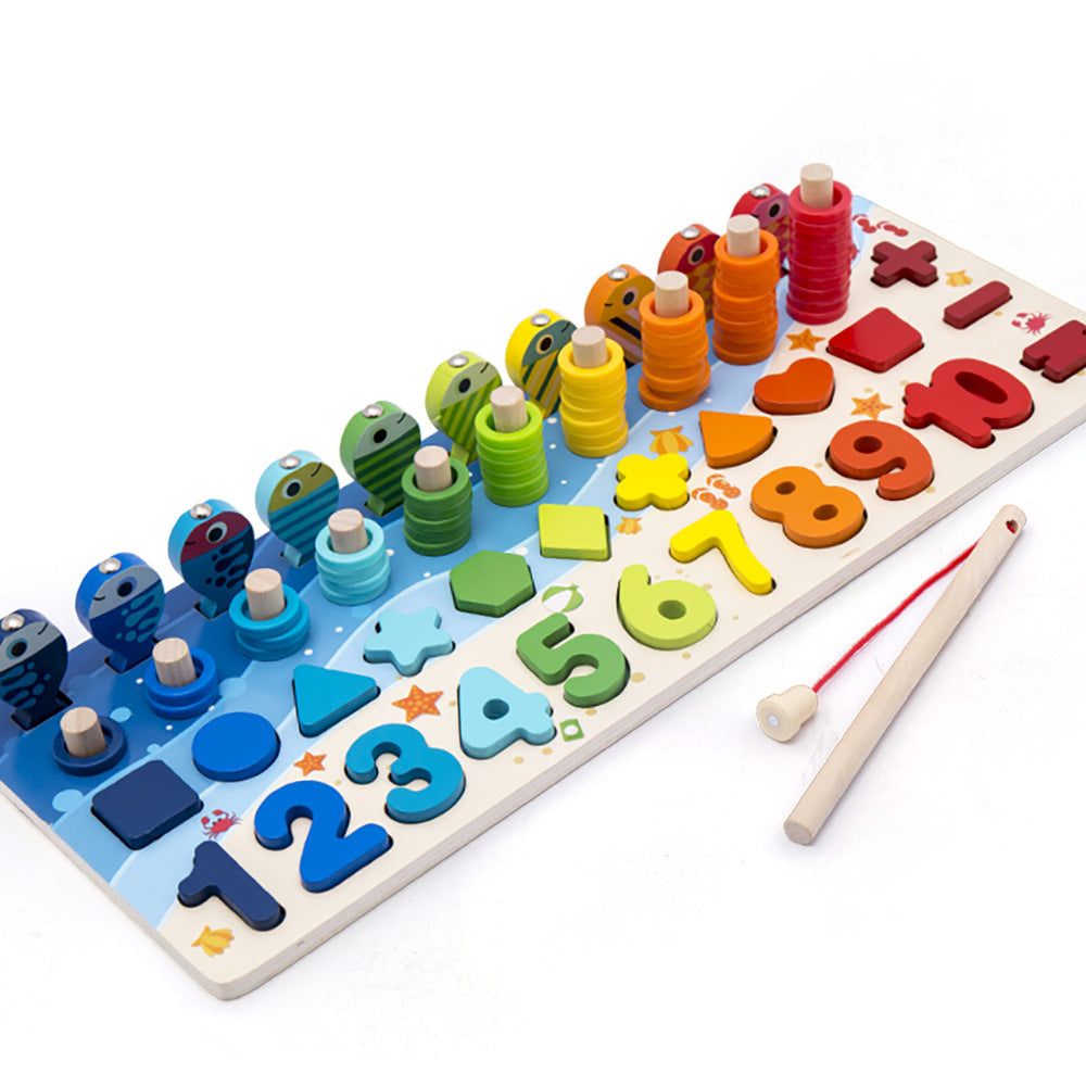 Kinder 3D Alphabet Anzahl Puzzle Baby bunte geometrische digitale Brief pädagogisches Spielzeug