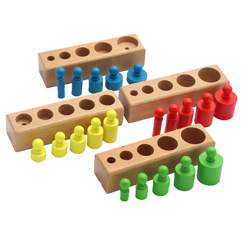 Montessori Kindergarten Früherziehung Spielzeug Bausteine