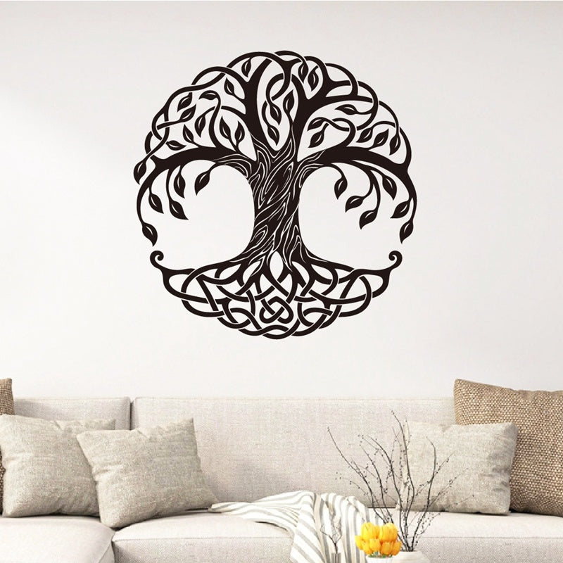 Sticker mural avec arbre de vie comme décoration pour votre maison