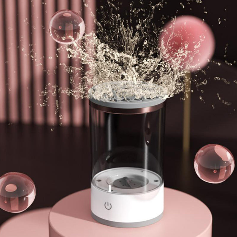 Reinigungswerkzeug für Lidschattenpinsel für Frauen, tragbare elektrische Make-up-Pinsel-Reinigungsmaschine mit USB-Aufladung, automatischer Kosmetikpinsel