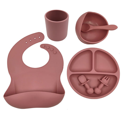 Ensemble de couverts pour bébé en silicone