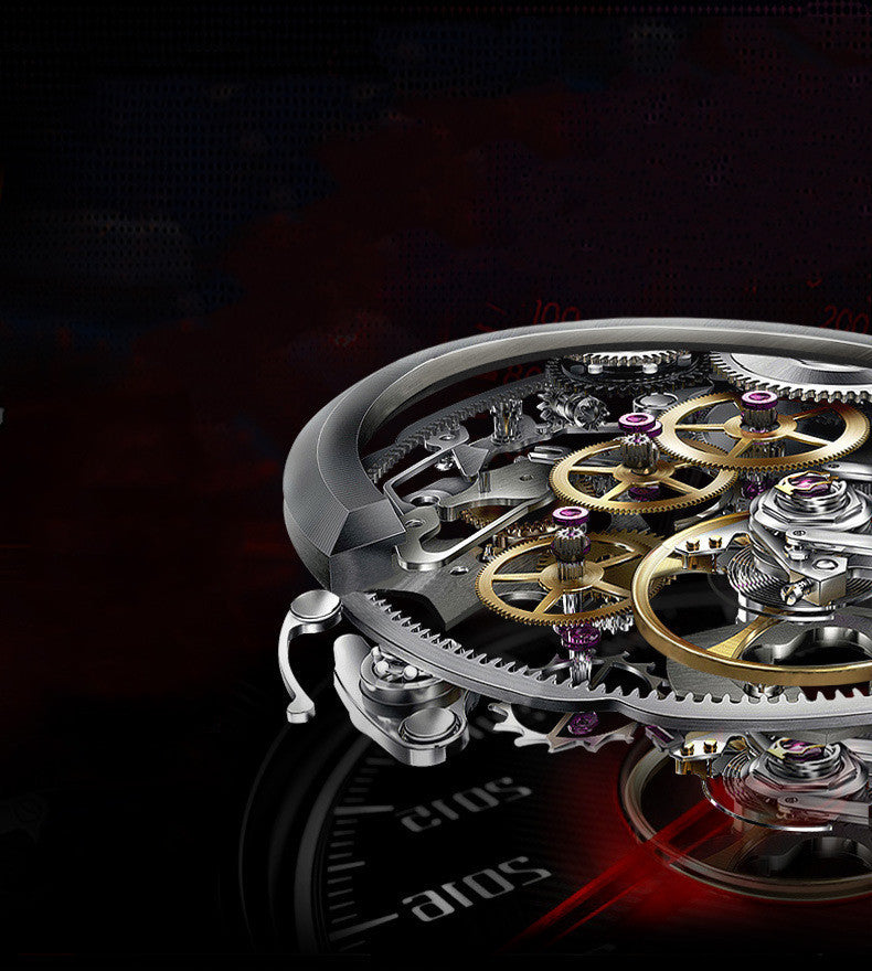 Persönlichkeit leuchtende hohle Quarz-Herrenuhr