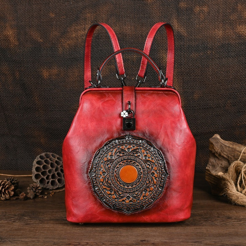 Freizeitreise Retro Prägung Damen Rucksack