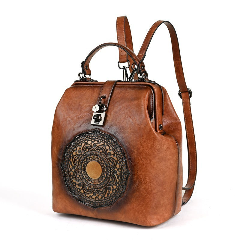 Freizeitreise Retro Prägung Damen Rucksack