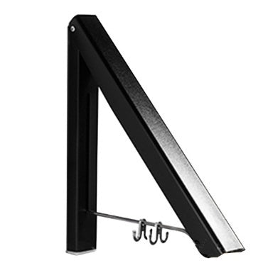 Punch-free Space Aluminium Faltbarer, unsichtbarer, zusammenklappbarer, einziehbarer Wandhalter für wasserdichte, hängende Unterwäsche-Kleiderbügel