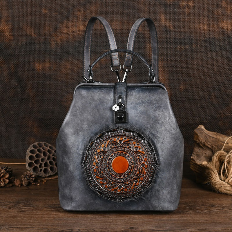 Freizeitreise Retro Prägung Damen Rucksack