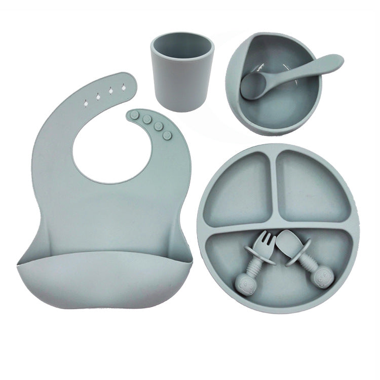 Ensemble de couverts pour bébé en silicone