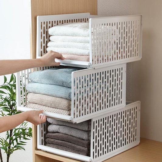 Kleiderschrank-Aufbewahrung, mehrschichtige Trennwand, Kleiderschrank-Aufbewahrungsbox