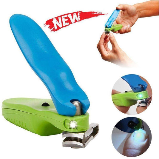 Nagelknipser mit 150 Grad schwenkbarem Griff und LED-Licht
