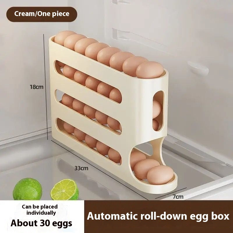 Home Rolling Slide Eier-Aufbewahrungsbox