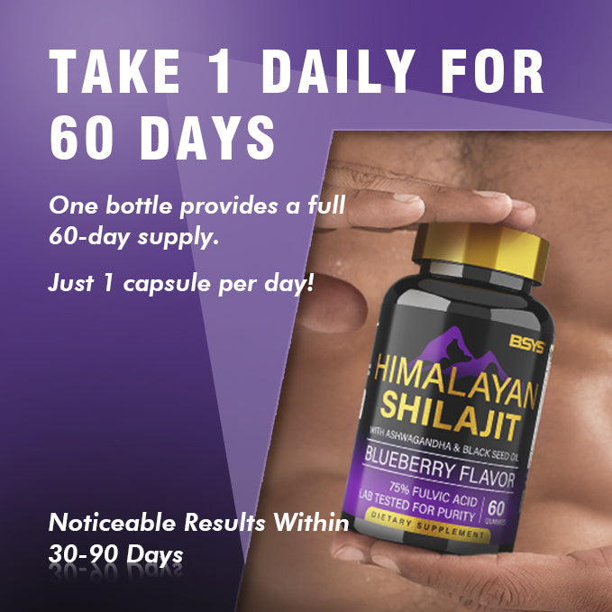 BSYS SHILAJIT GUMMIBÄRCHEN 60ER
