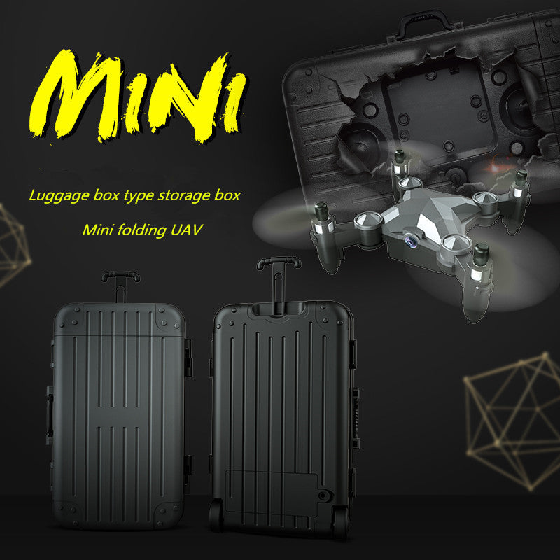 Neu Gepäck Box Lagerung Box Falten Mini UAV Luft Fotografie Fernbedienung Vier Achsen kinder Spielzeug Drone