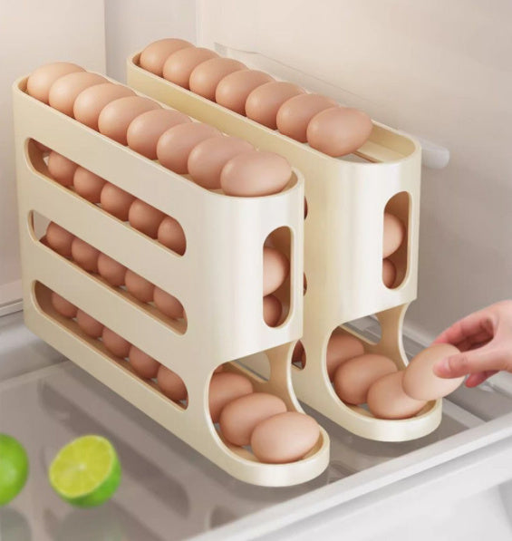 Home Rolling Slide Eier-Aufbewahrungsbox