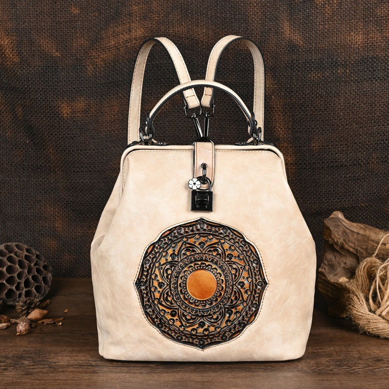 Freizeitreise Retro Prägung Damen Rucksack