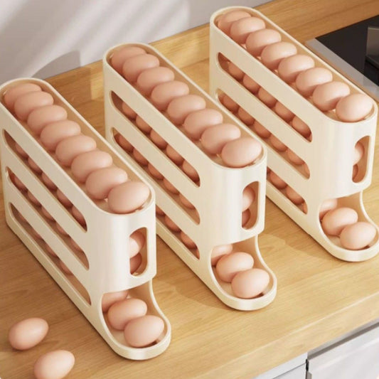 Home Rolling Slide Eier-Aufbewahrungsbox