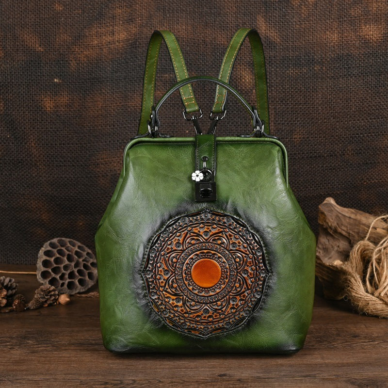 Freizeitreise Retro Prägung Damen Rucksack