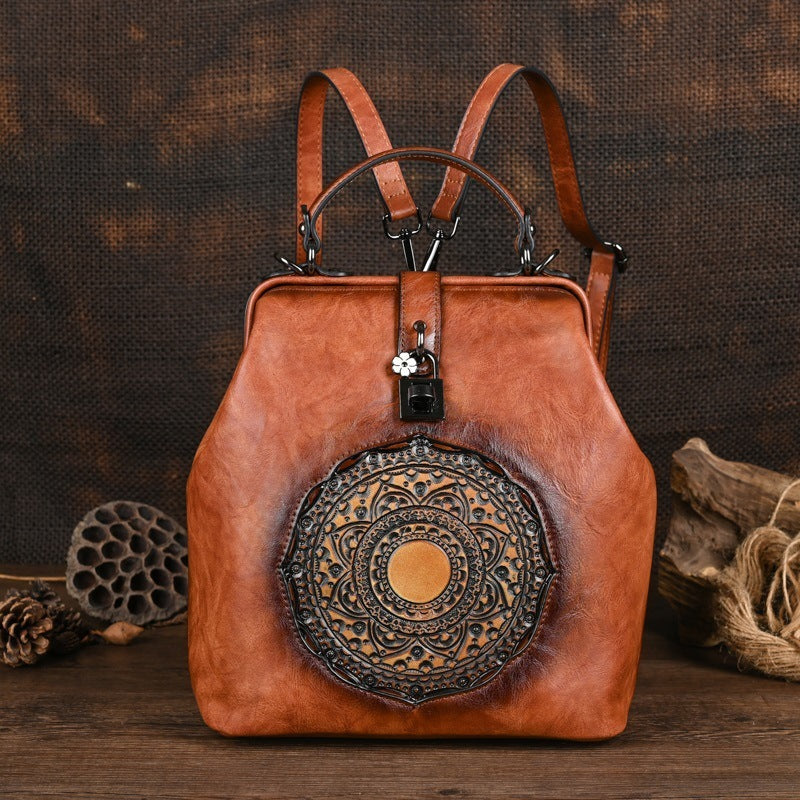 Freizeitreise Retro Prägung Damen Rucksack