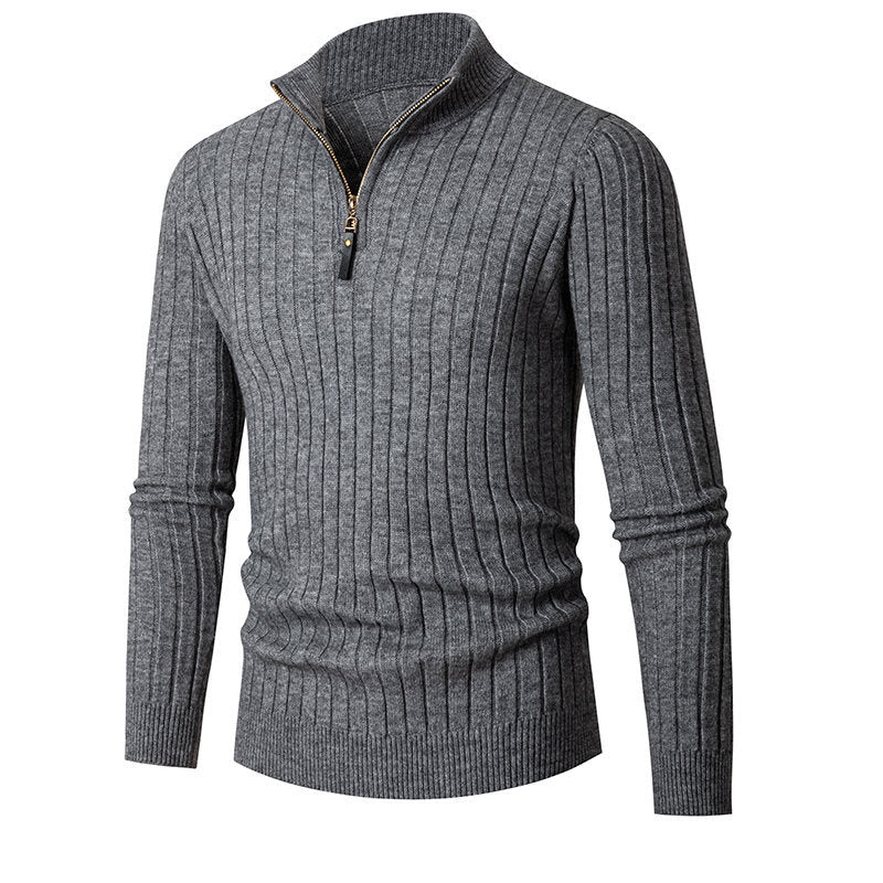 Rollkragenpullover mit Reisverschluss