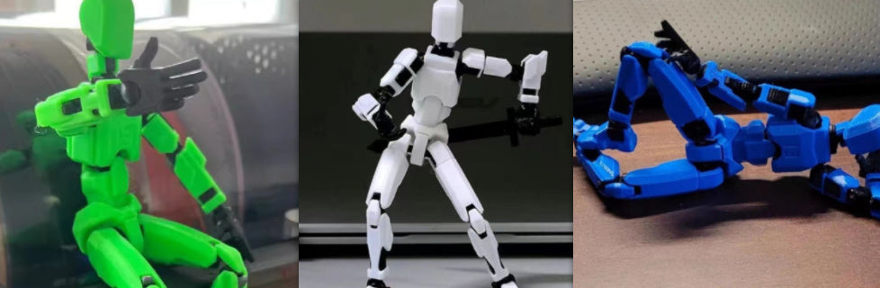 Beweglicher Shapeshift-Roboter 2.0 mit mehreren Gelenken, 3D-gedruckte Schaufensterpuppe, Action-Modell, Puppenspielzeug, Geschenk für Kinder