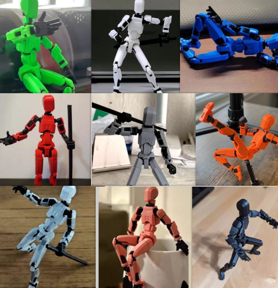 Beweglicher Shapeshift-Roboter 2.0 mit mehreren Gelenken, 3D-gedruckte Schaufensterpuppe, Action-Modell, Puppenspielzeug, Geschenk für Kinder