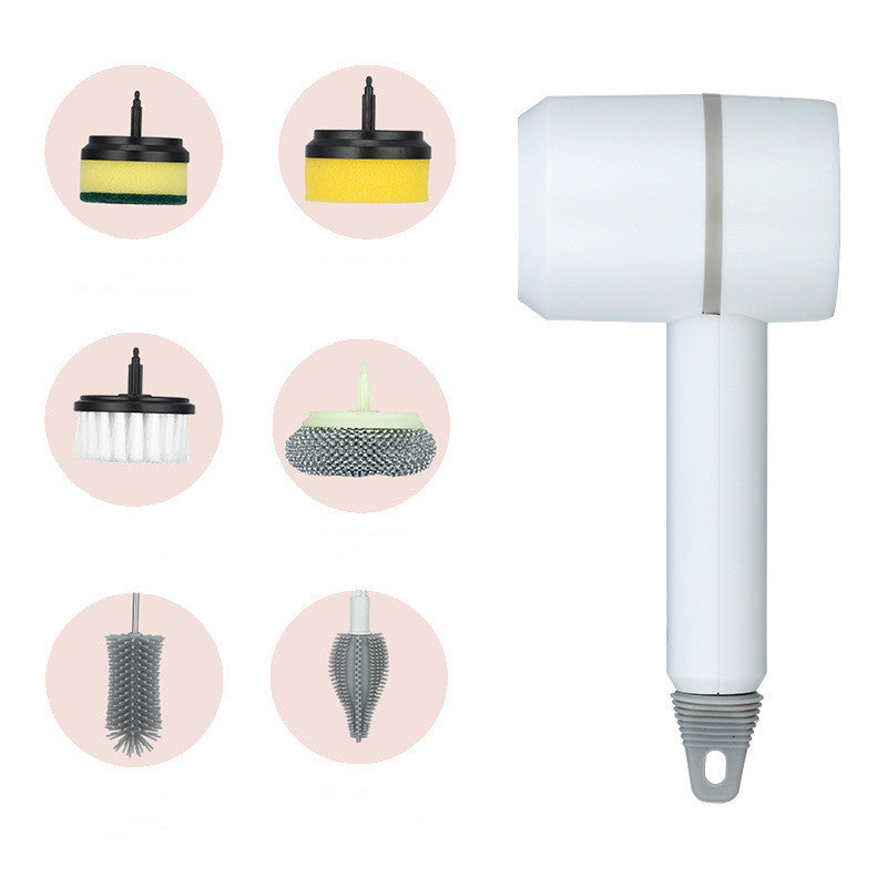 Elektrische Reinigungsbürste, Geschirrspülbürste, automatisch, kabellos, wiederaufladbar über USB, professionelle Reinigungsbürsten für Küchenbadewannenfliesen