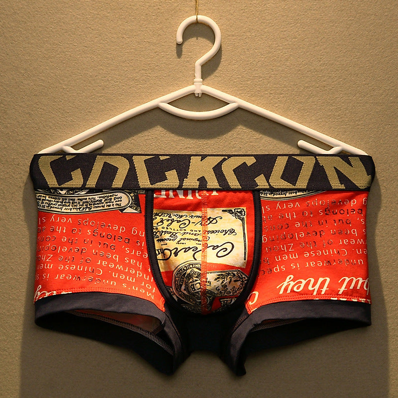 Herren-Unterwäsche-Boxershorts aus Baumwolle im Trend