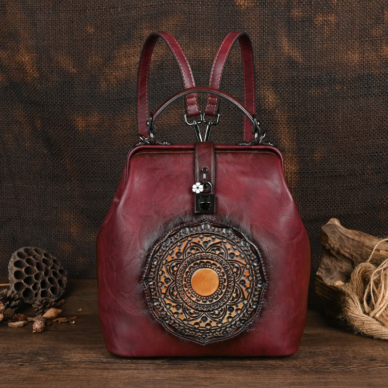 Freizeitreise Retro Prägung Damen Rucksack