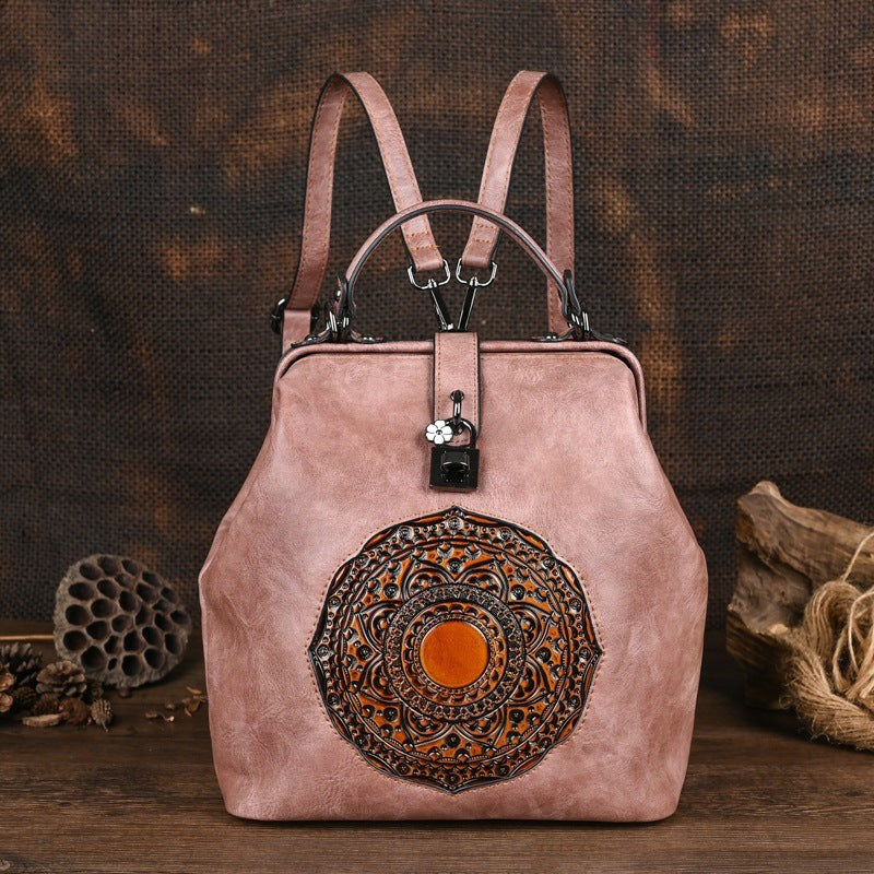 Freizeitreise Retro Prägung Damen Rucksack