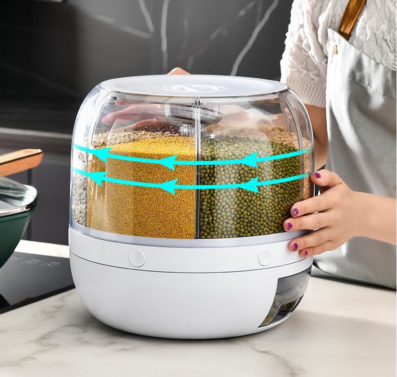 Getreideaufbewahrungsbox Fach Versiegeltes Glas