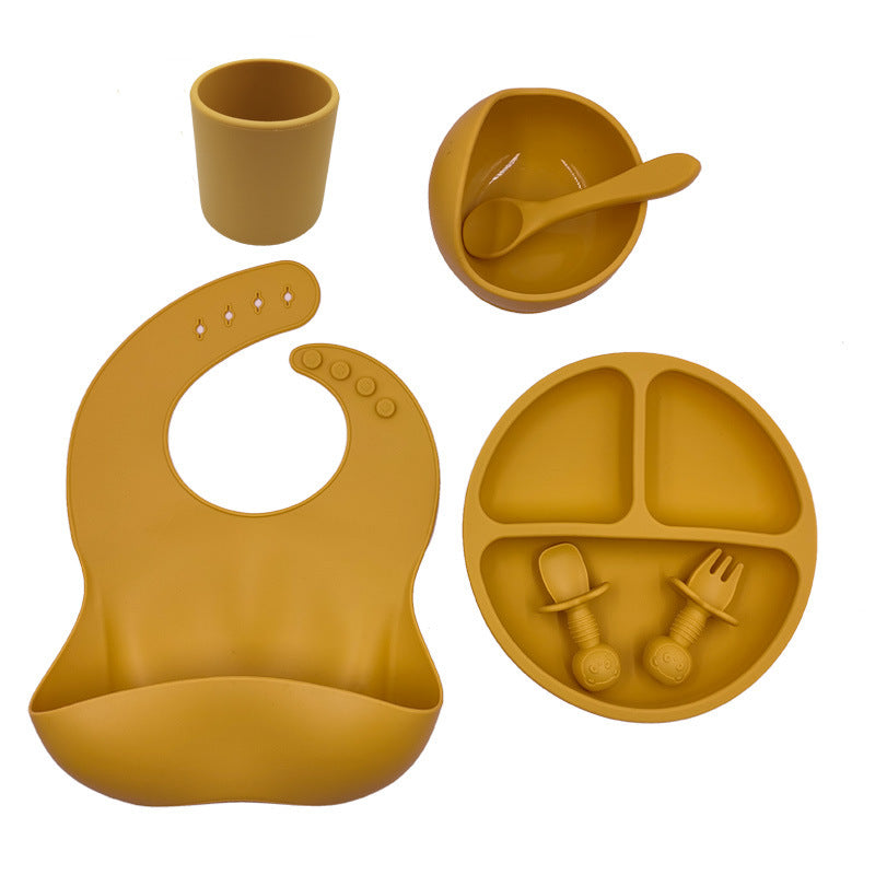 Ensemble de couverts pour bébé en silicone
