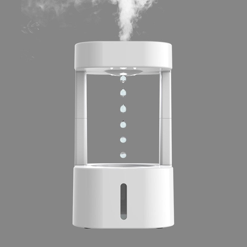 Kreativer Anti-Schwerkraft-Wassertropfen-Luftbefeuchter, Klimaanlage, Nebelspray, leises Schlafzimmer, Büro für den Haushalt, mit 580 ml Wassertank