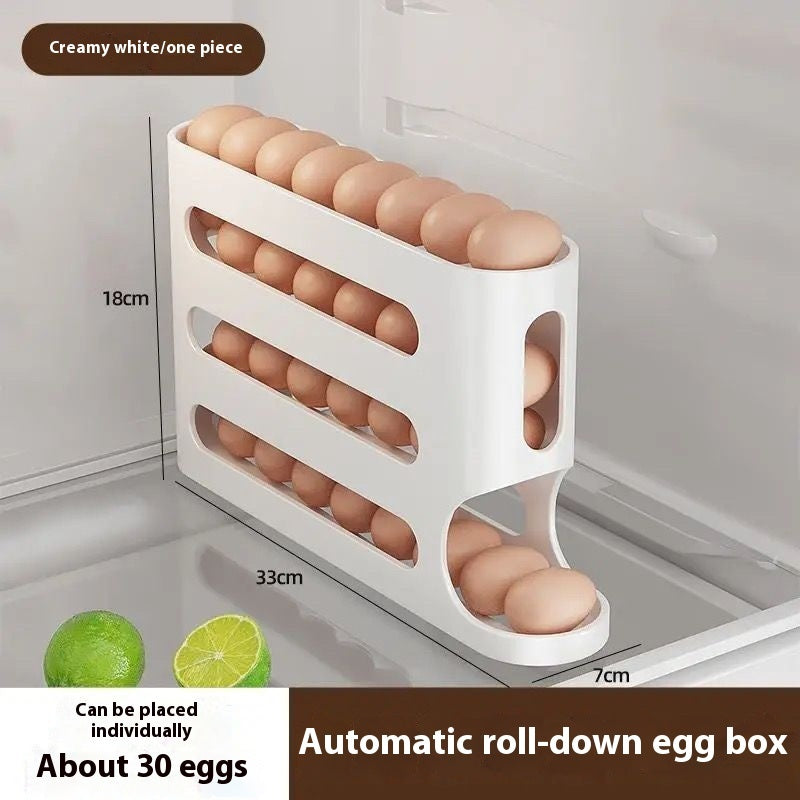 Home Rolling Slide Eier-Aufbewahrungsbox
